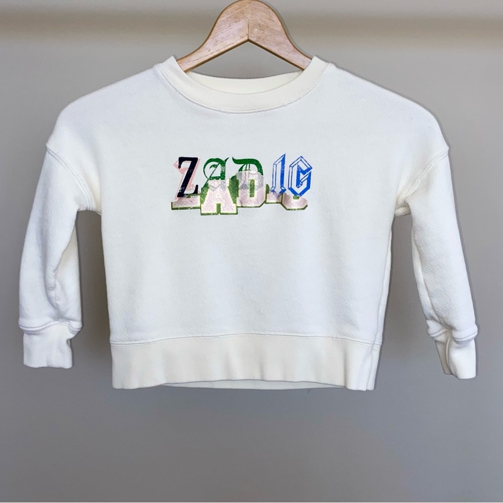 Zadig & Voltaire Hailey graphic sweatshirt (kids). 🤍